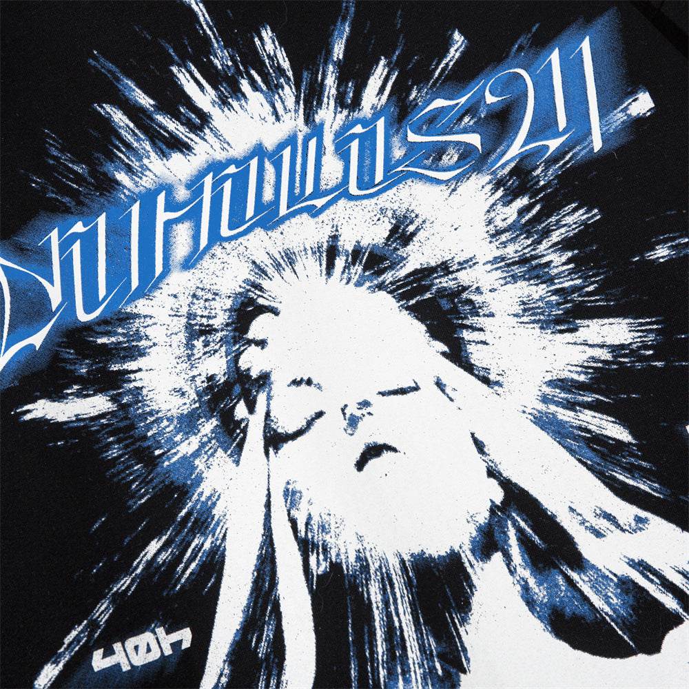 Printed Casual Sports Hoodie Men - pluto essentials 