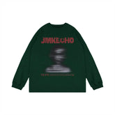 Fashion Printed Loose Sweatshirt Men - pluto essentials 