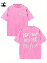 motion before emotion custom t-shirt - pluto essentials 