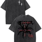 Retro Harajuku Street Spider Double-sided t-shirt - pluto essentials 