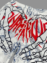 skeleton hand custom shorts - pluto essentials 