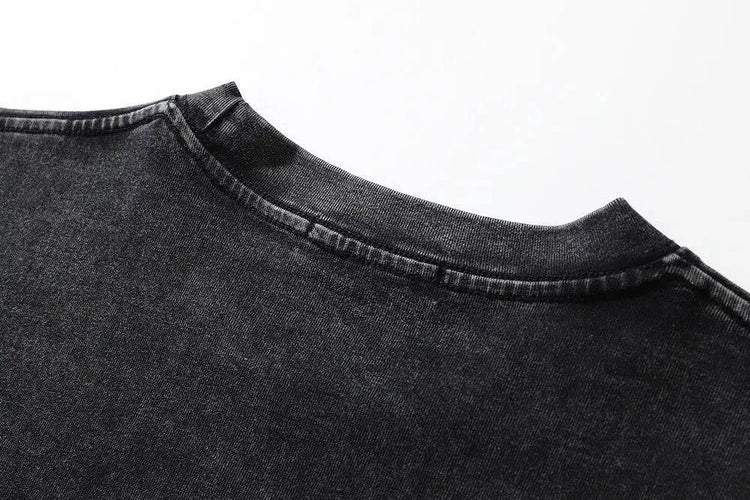 Fashion Brand Fried Street Rose Long Sleeve Men&