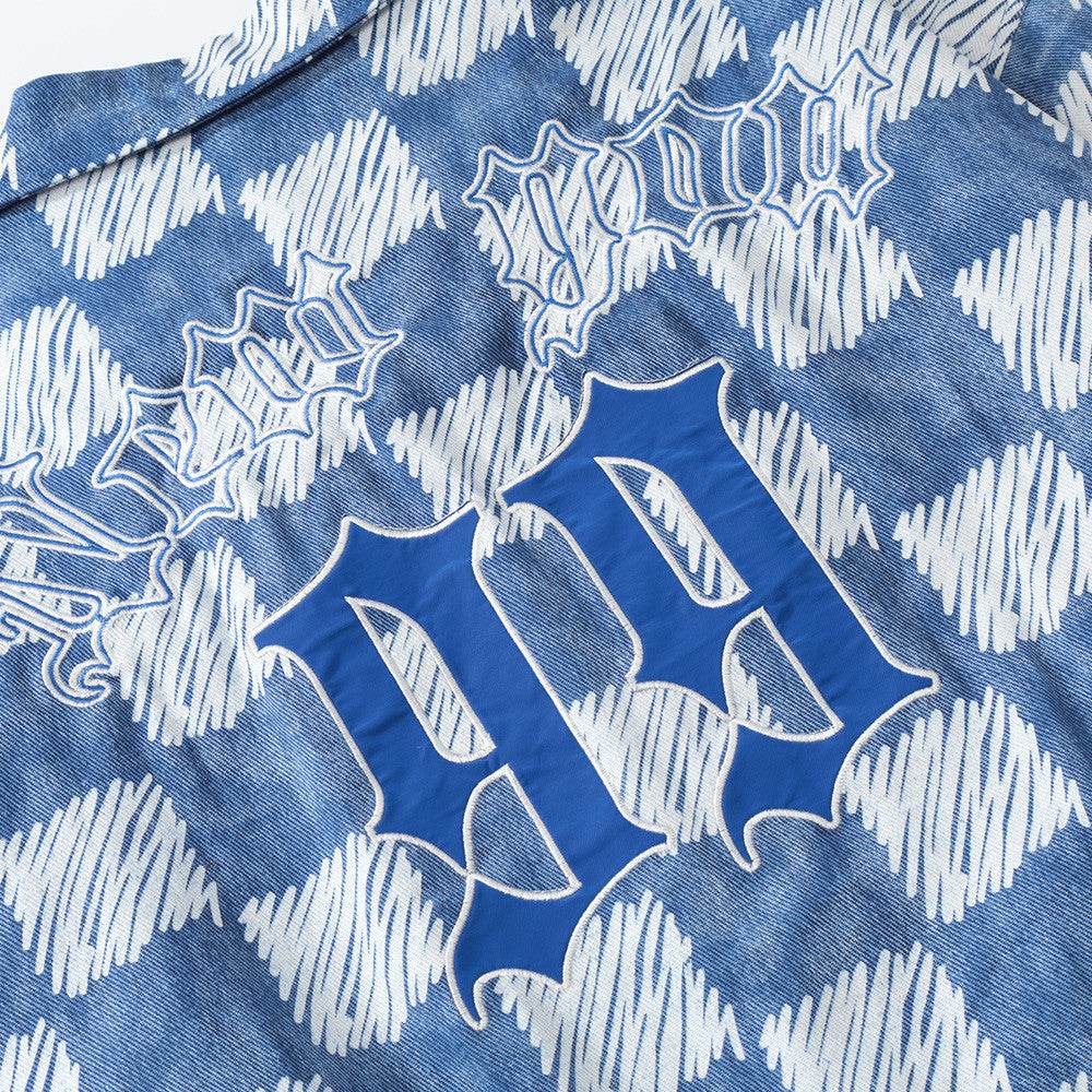 Mono Check Lapel Jacket - pluto essentials 