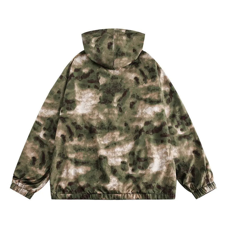 Hooded Camouflage Sun Protection Clothing For Men - pluto essentials 
