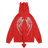 Fashion Horn Hoodie Coat Men - pluto essentials 