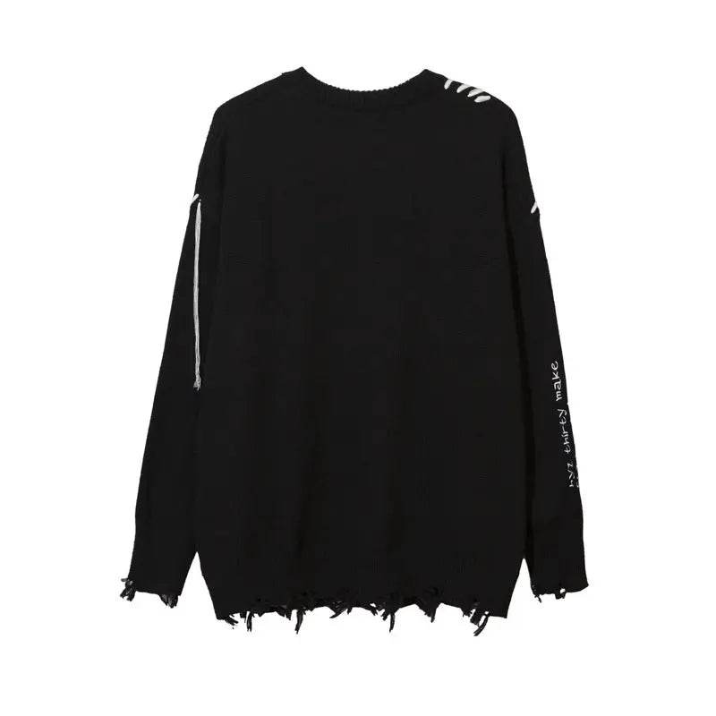 Street Tide High Street Sweater Slouchy Loose - pluto essentials 