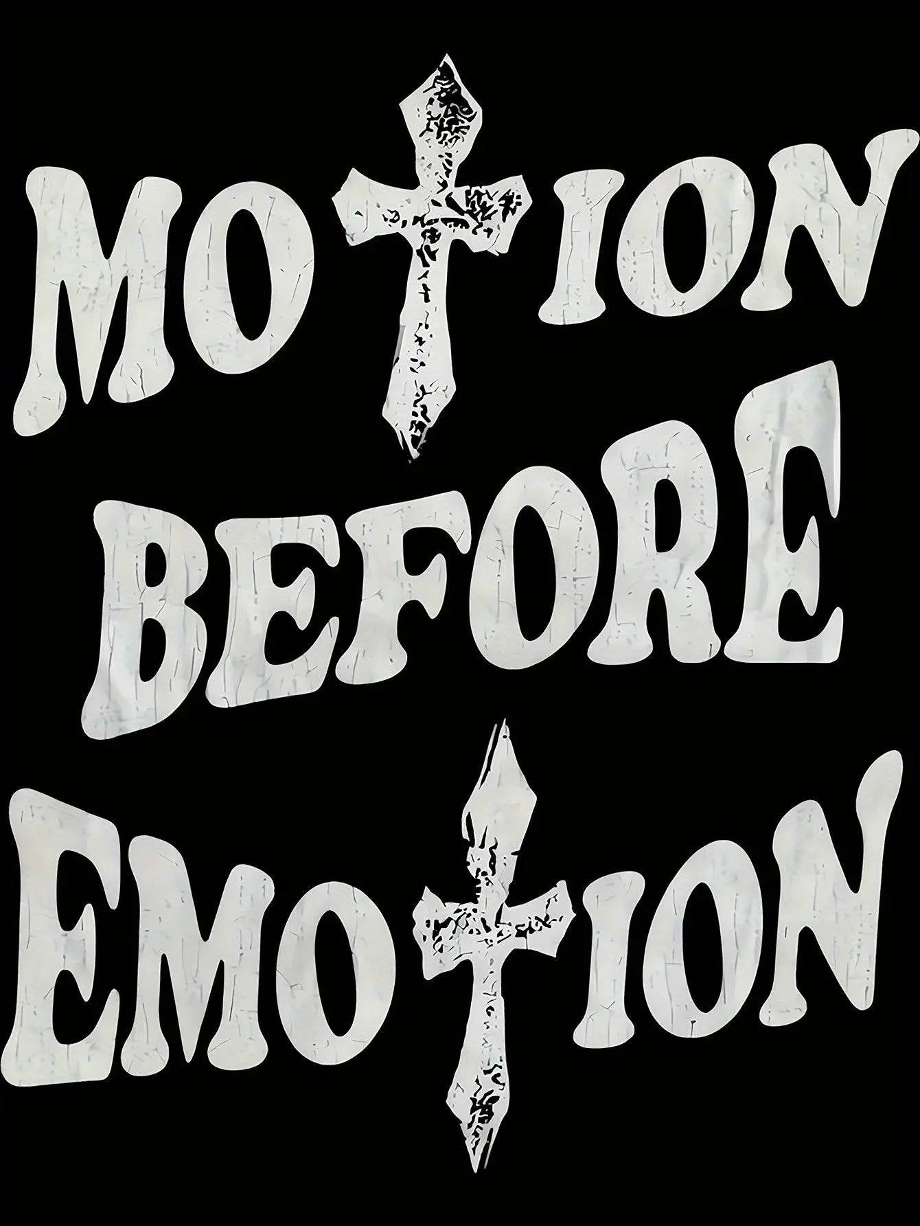 motion before emotion custom t-shirt - pluto essentials 