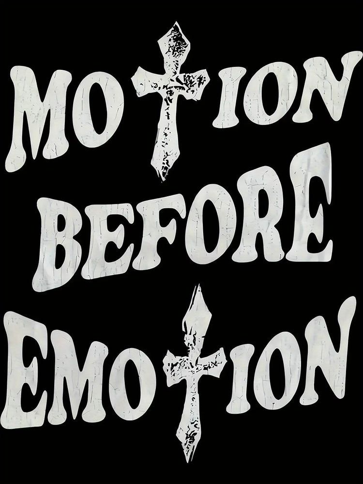 motion before emotion custom t-shirt - pluto essentials 