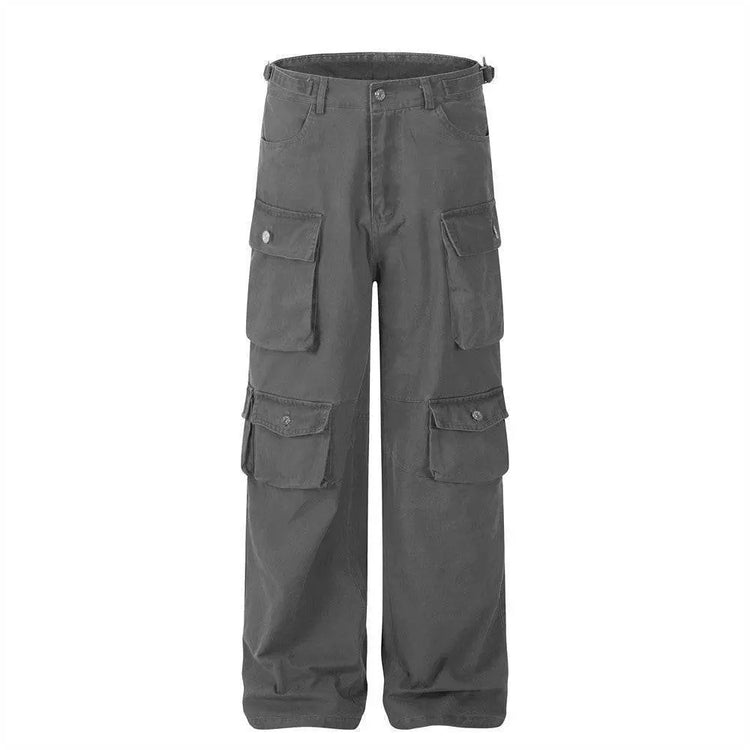 American Multi-pocket Cargo Pants Men&