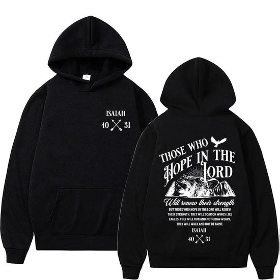 Christian Jesus Letters Print Hoodies Men Women&