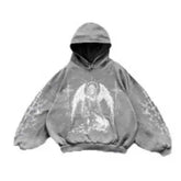 Hooded Printed Hip Hop Y2g Streetwear Sweatshirt - pluto essentials 