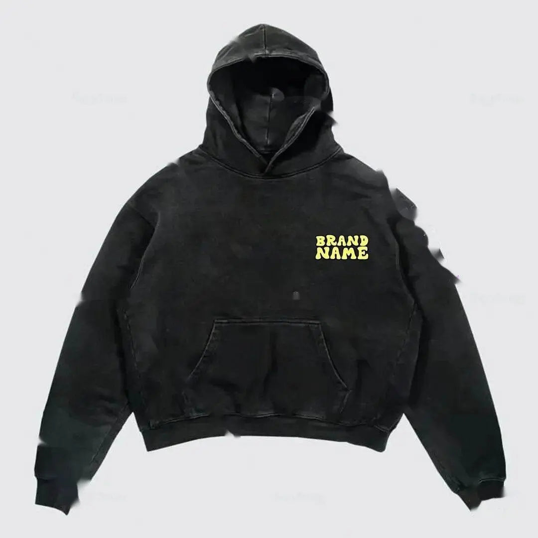 Letter Streetwear Hoodie Sweatshirt High Street Hoodie - pluto essentials 