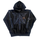 Oversized Glitter Rhinestone Hoodie Women&