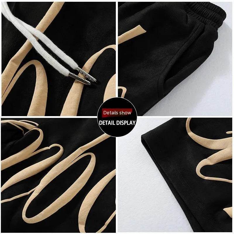 Brand High Street Loose Fifth Pants Summer Outer Wear Loose Shorts - pluto essentials 