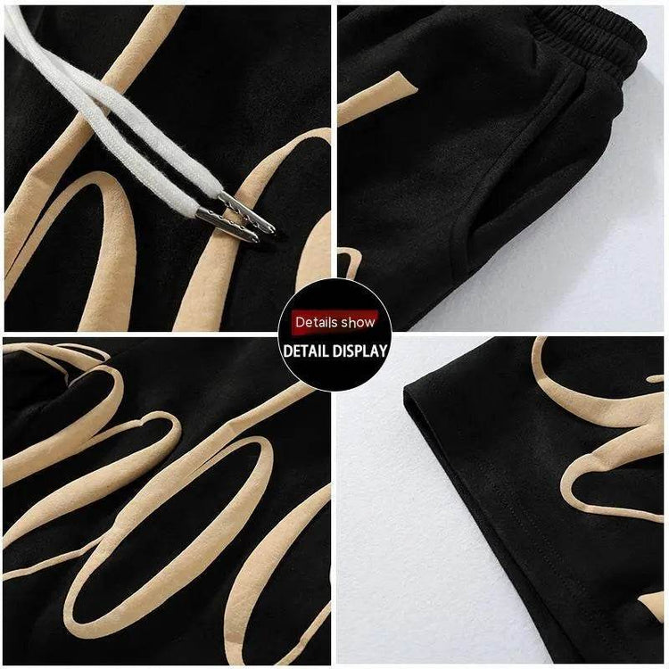 Brand High Street Loose Fifth Pants Summer Outer Wear Loose Shorts - pluto essentials 