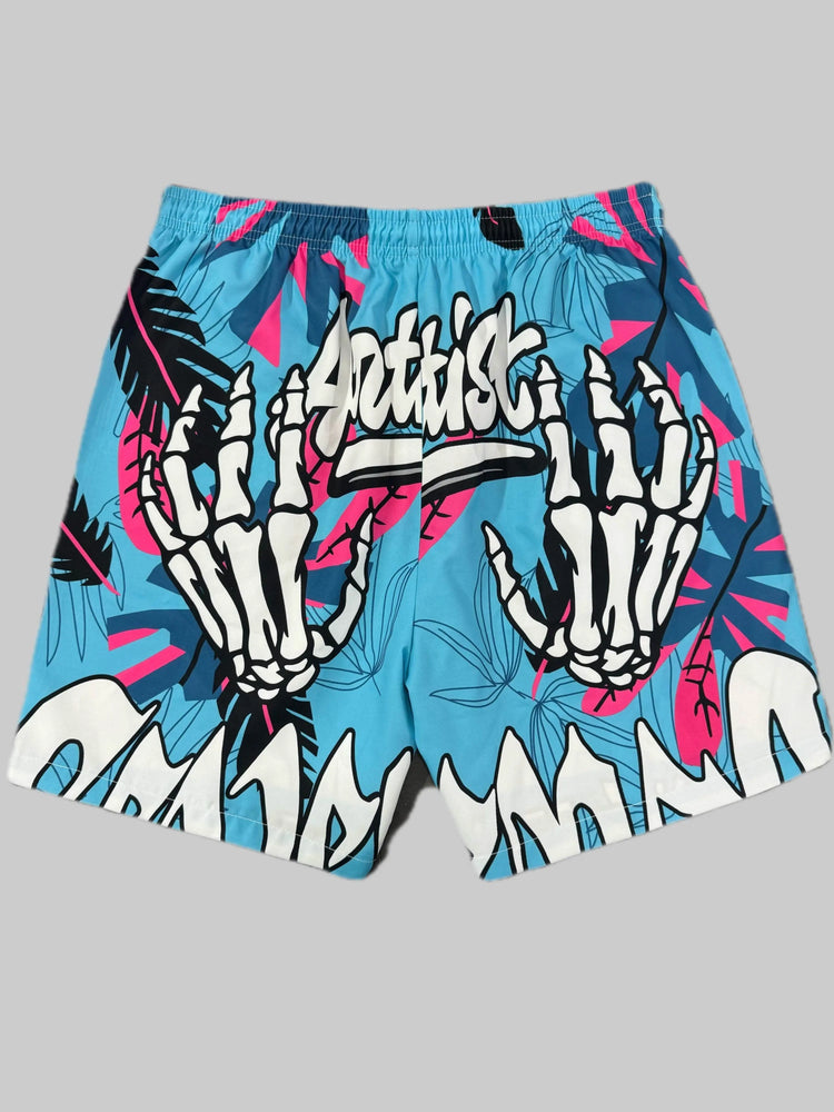 skeleton custom shorts - pluto essentials 