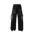 Real Shot American Street High Street Personality Denim Trousers - pluto essentials 