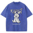 Cute Rabbit Print T-shirt Breathable T-shirt Streetwear - pluto essentials 