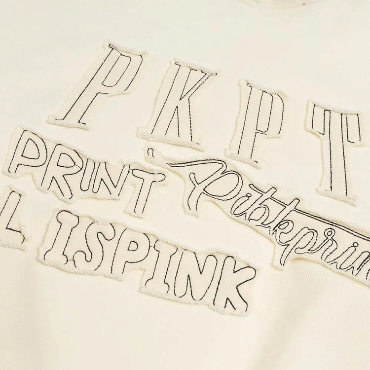 Embroidered Lace Hooded Sweater For Men - pluto essentials 