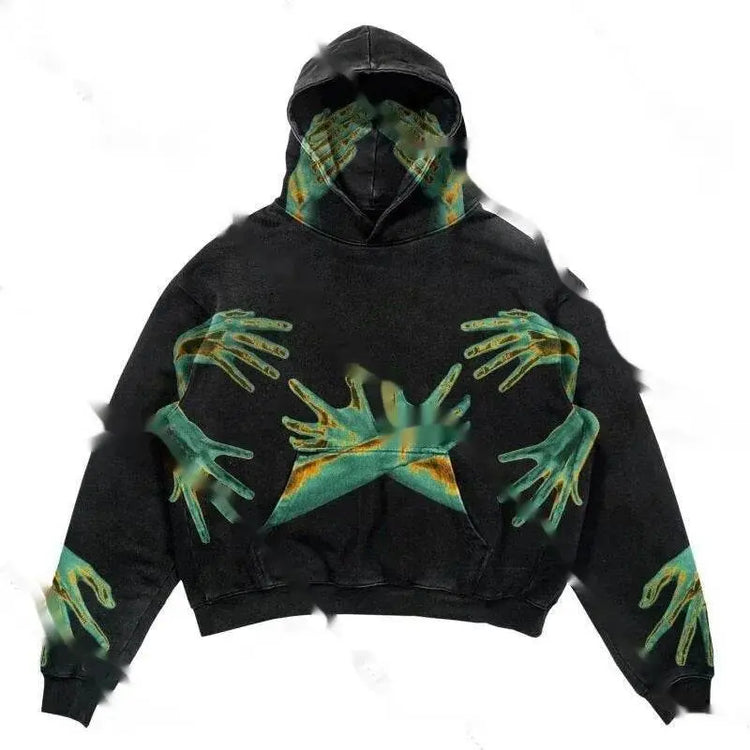 Letter Streetwear Hoodie Sweatshirt High Street Hoodie - pluto essentials 