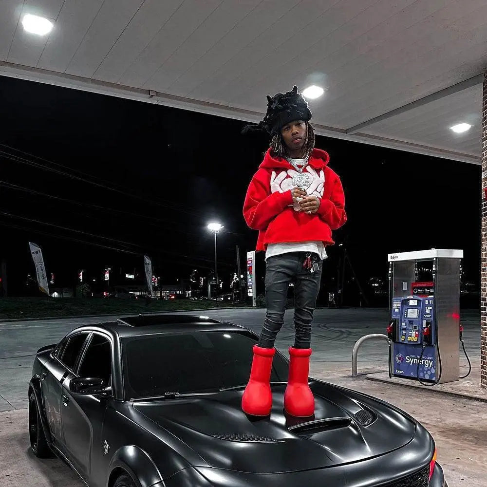 Printed Fashion Hooded Pullover Men - pluto essentials 