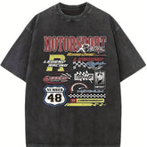 over-sized vintage t-shirt - pluto essentials 