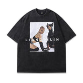 Men Women Streetwear Hip Hop Oversized T Shirt Funny Doberma - pluto essentials 
