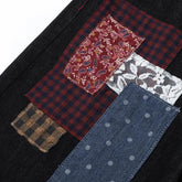 American Street Fashion High Street Personality Stitching Loose All-match Denim Trousers - pluto essentials 