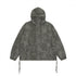 Tie-dyed Stand Collar Hooded Pullover Men&
