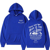 Christian Jesus Letters Print Hoodies Men Women&