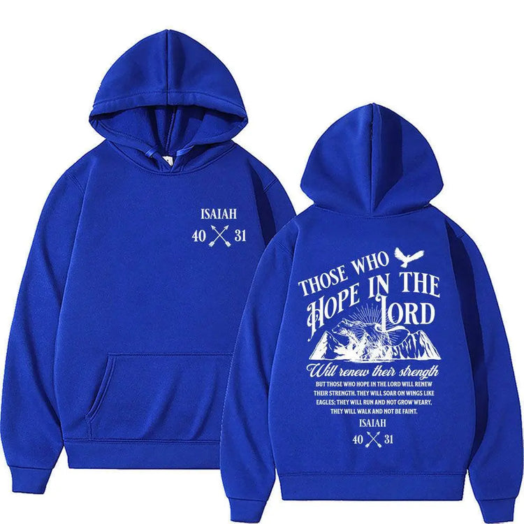 Christian Jesus Letters Print Hoodies Men Women&