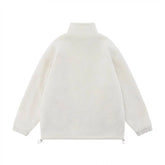 Butterfly Print Lamb Wool Sweatshirt Men - pluto essentials 