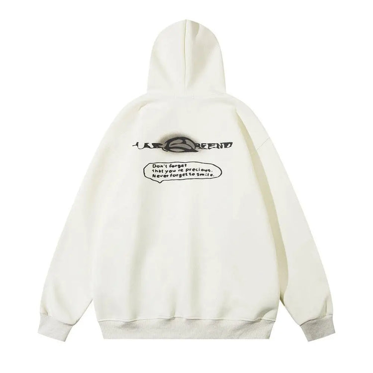 Fashion Personality Printed Hoodie Men - pluto essentials 