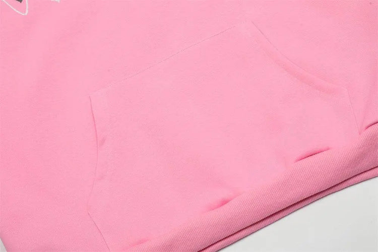 Fashion Letters Printed Hoodie Men - pluto essentials 