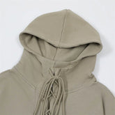 Drawstring Lace Hooded Sweater Men - pluto essentials 