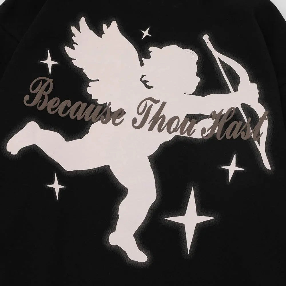 Fashion Cupid Printed Sweater Men - pluto essentials 