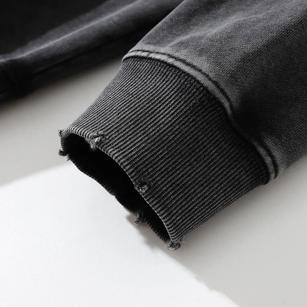 Rose Flame Printed Hoodie Men - pluto essentials 