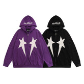 Hip Hop XINGX Printed Hoodie Men - pluto essentials 