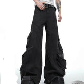 Loose Wide-leg Overalls Men - pluto essentials 