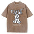 Cute Rabbit Print T-shirt Breathable T-shirt Streetwear - pluto essentials 