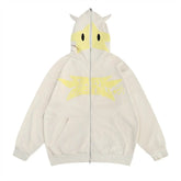 Masked Zipper Hooded Sweater For Men - pluto essentials 