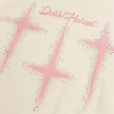 Printed Rhinestones Hooded Sweater For Men - pluto essentials 