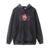 Rose Flame Printed Hoodie Men - pluto essentials 