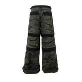 Heavy Industry Camouflage Workwear Men Trousers Stitching - pluto essentials 