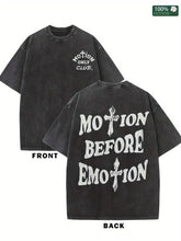 motion before emotion custom t-shirt - pluto essentials 