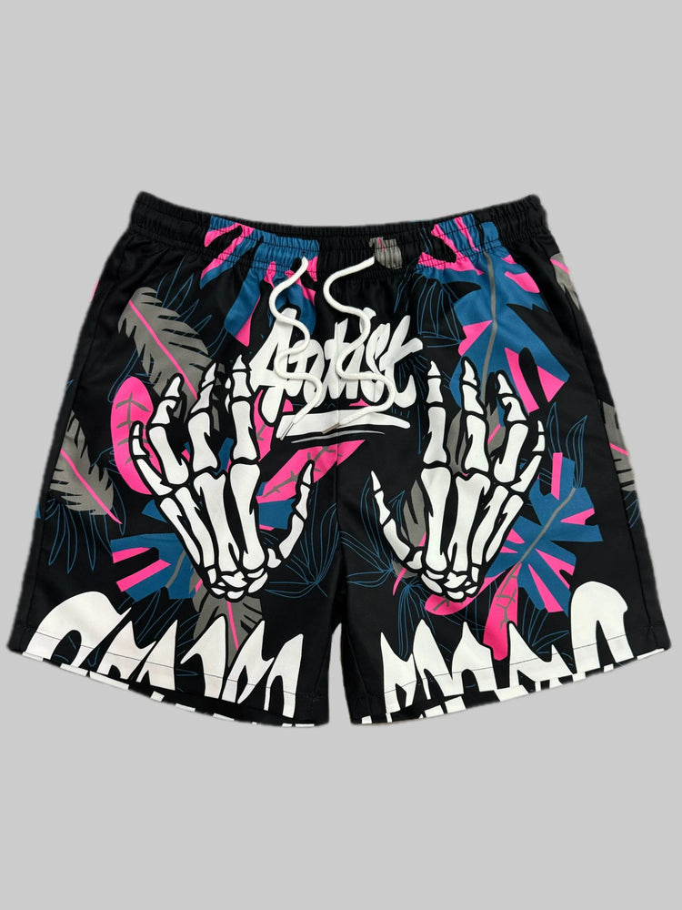 skeleton custom shorts - pluto essentials 