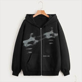 Men Women Y2K Clothing Zip Hoodie Fashion - pluto essentials 