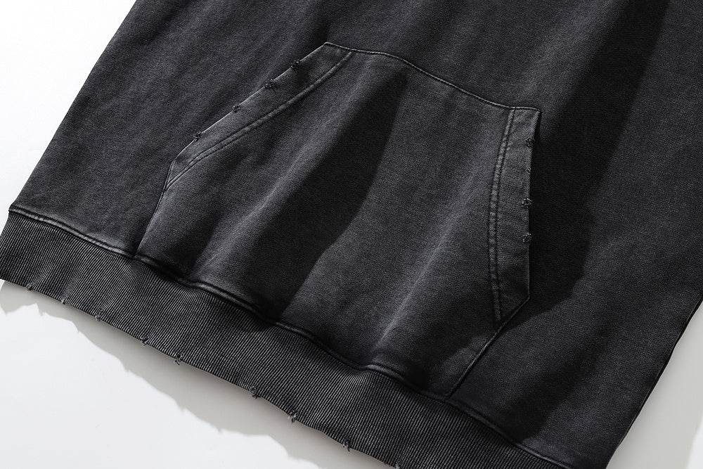 Rose Flame Printed Hoodie Men - pluto essentials 